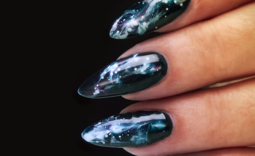 Galaxy Nails Step-by-Step Tutorial