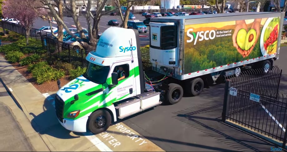 Sysco Commits to Electrify 35% of Fleet by 2030
