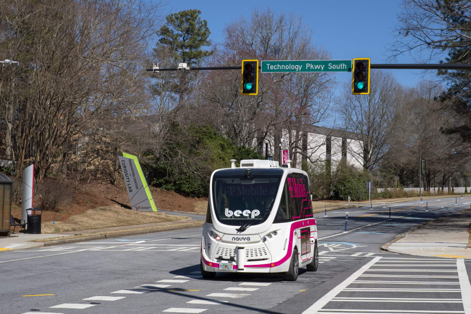Take an Autonomous Shuttle Ride at Fleet Forward: The Tour-Atlanta