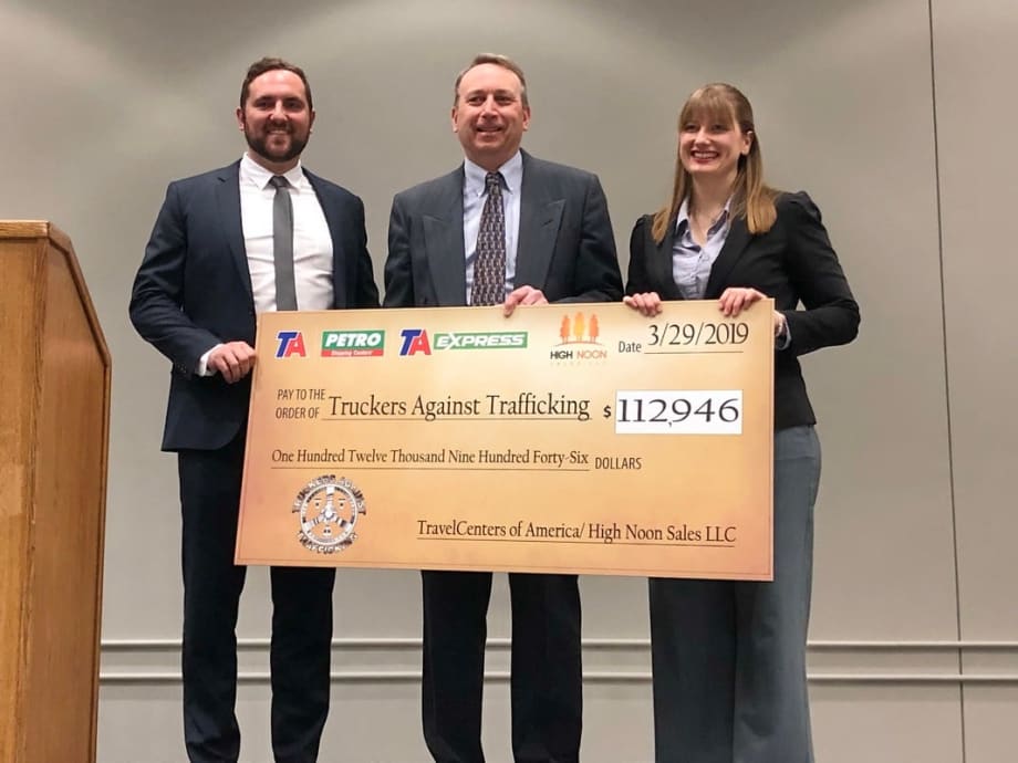 TA-Petro Donates $112,946 to Truckers Against Trafficking