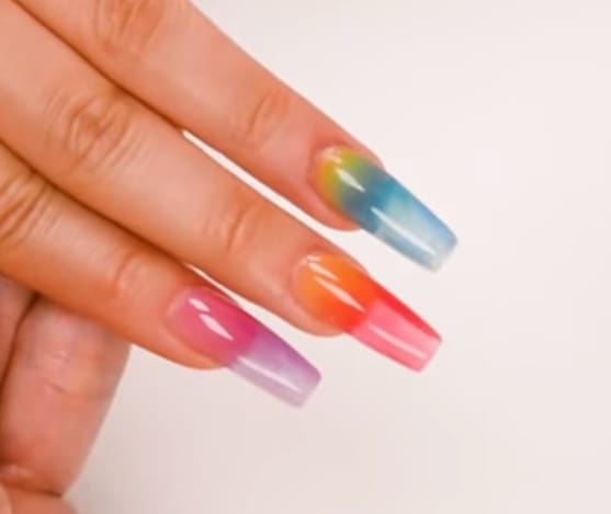 Popsicle Fade Nail Art Tutorial