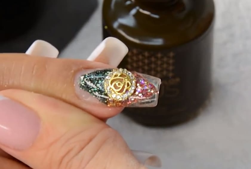 Tammy Taylor Holiday Dazzle Ornament Nails