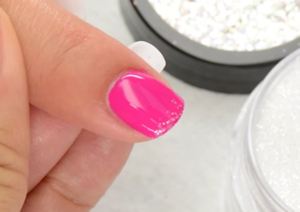 Tammy Taylor Sculptured Short Acrylic Nail