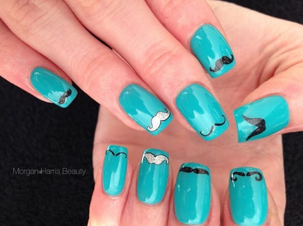 10 Mustache Manis for Movember