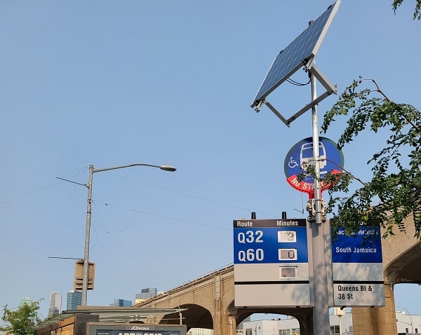 NYCDOT Installs Solar-Powered, Real-Time Info Tech