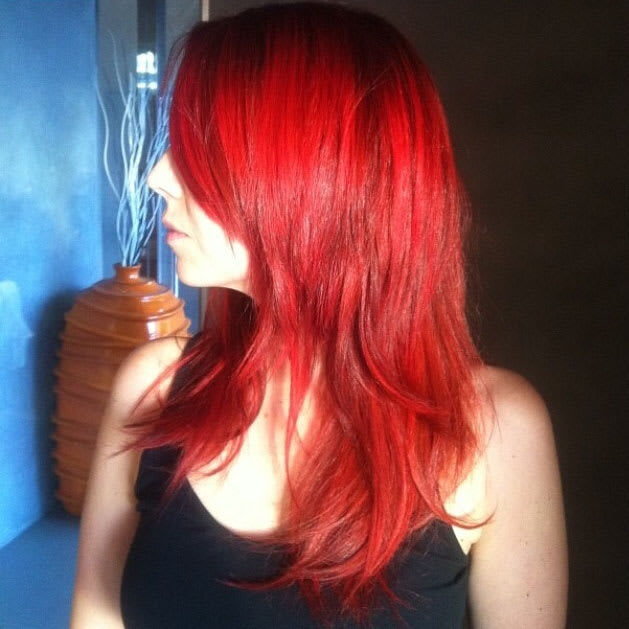 #redhairdressers for National Wear Red Day
