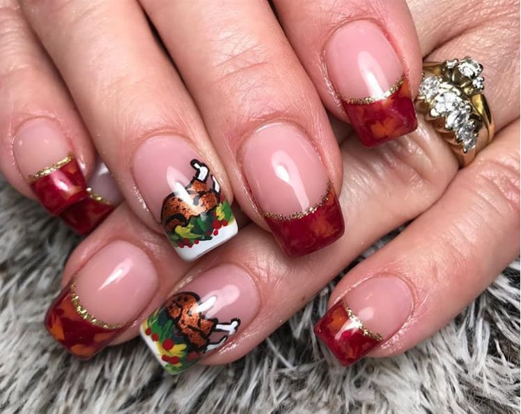 Finger Lickin' Good Nail Art for Thanksgiving