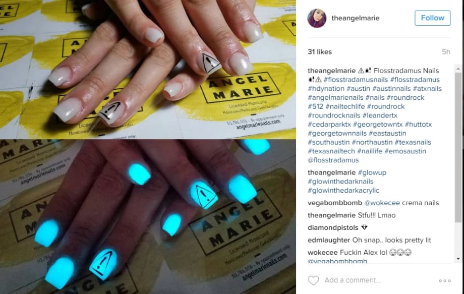 Turn Down the Lights: Glow-in-the-Dark Hair and Nail Inspiration