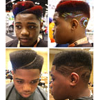 The High-Top Fade With a Juice Part & Freestyle Faded Design