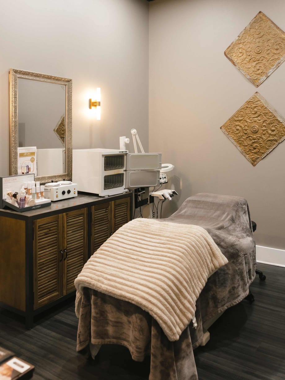 the Glam Room treatment room