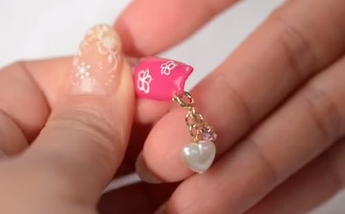How to Pierce a Nail to Add a Dangling Charm