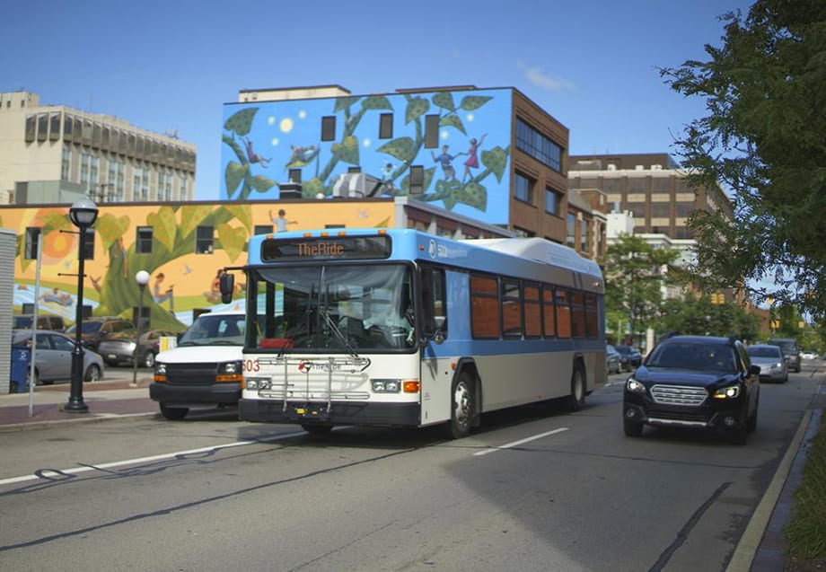 Michigan's TheRide, Partners Land Shared Streets, Spaces Grant