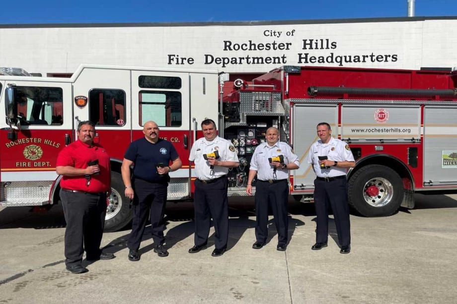 Michigan City Adds 50 Thermal Imaging Cameras to Fire Fleet