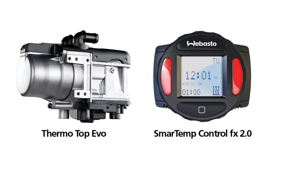 Webasto Coolant Heater Designed for Flexible Installation