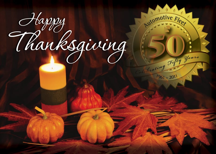 Happy Thanksgiving from Automotive Fleet