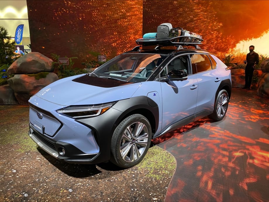 Subaru Reveals Its First All-Electric SUV at LA Auto Show
