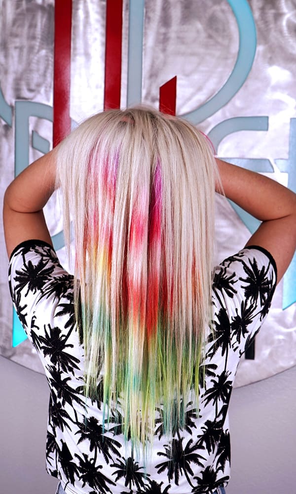 NEW TREND: Psychedelic Tie-Dye Haircolor Technique