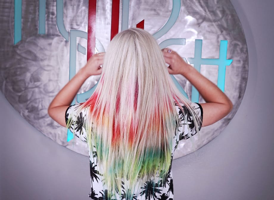 NEW TREND: Psychedelic Tie-Dye Haircolor Technique