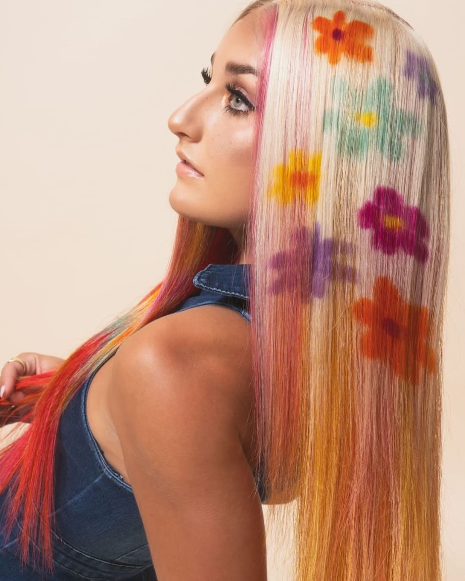 Vintage Flair: A Colorful Retro Makeover from PRAVANA Artist Tiffany Lobdell-Summers