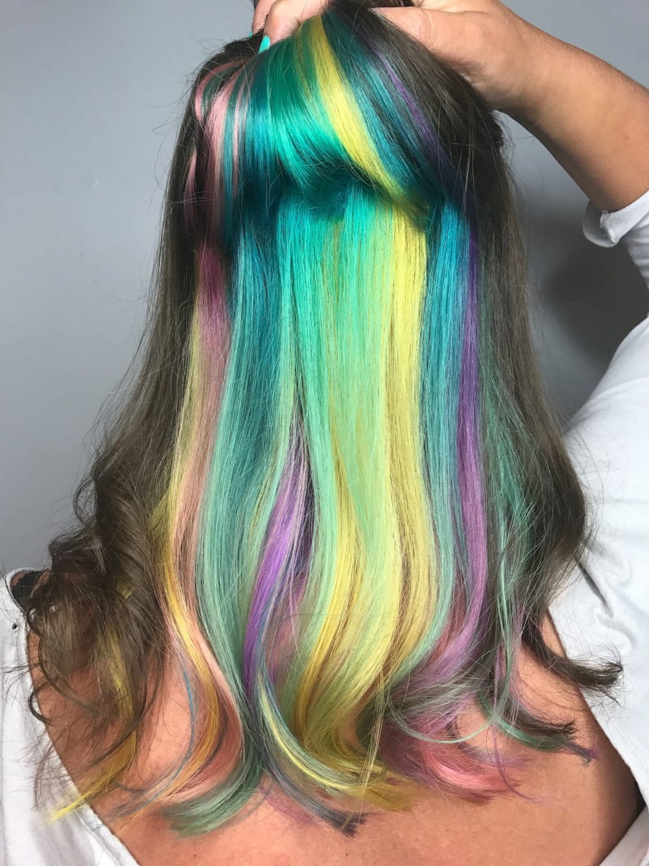 Peek-a-boo Unicorn Color