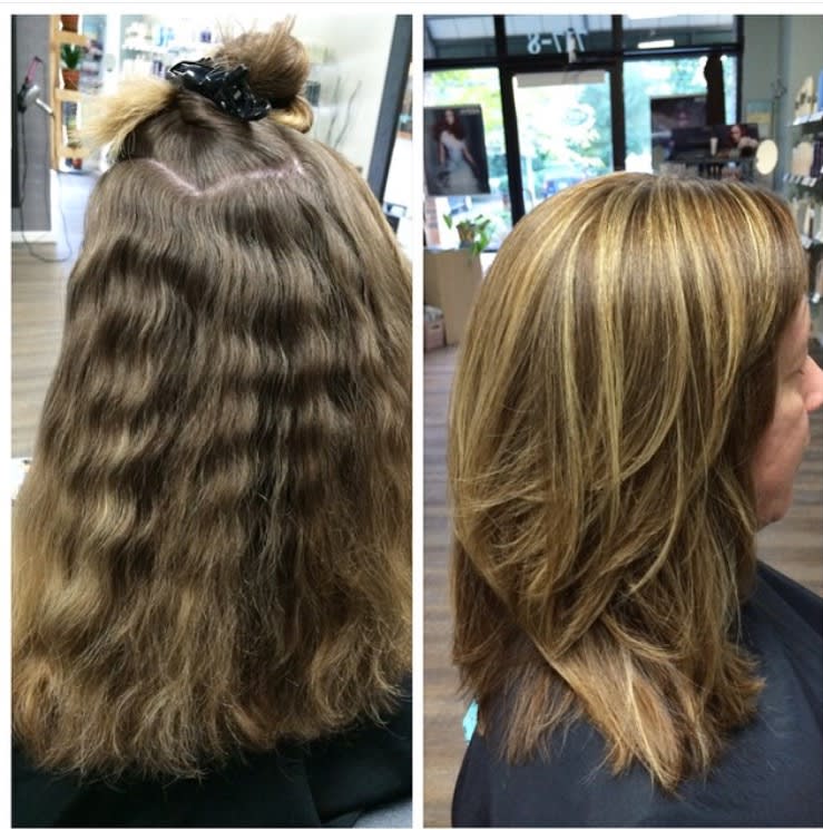 Two Colors of Highlights Add Warmth and Dimension