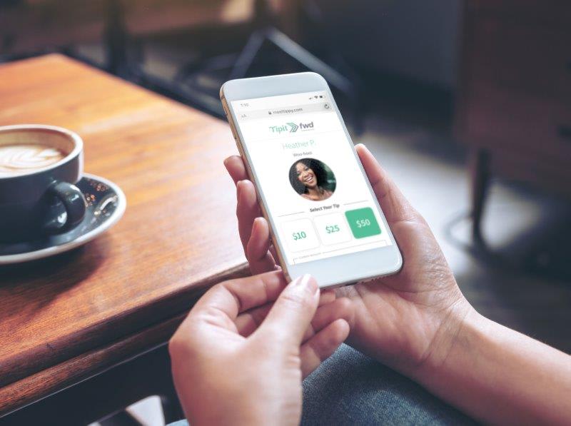 Tippy's Virtual Tip Jar Helps Clients Send Tips and Positive Message to Service Providers