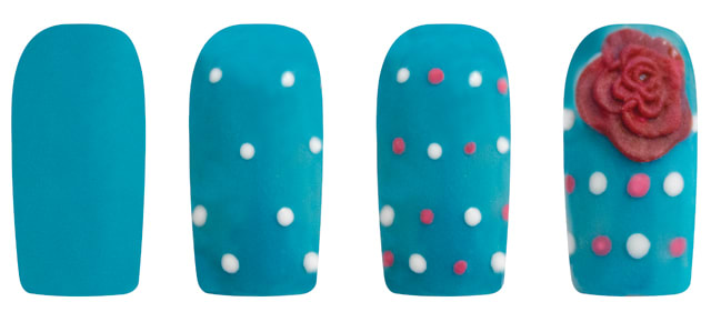 Young Nails Retro Rose