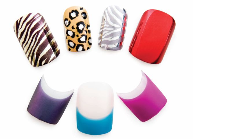 Pre-Designed Nail Art Tips