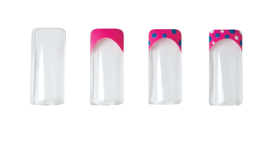 Gelish French Polka Dot