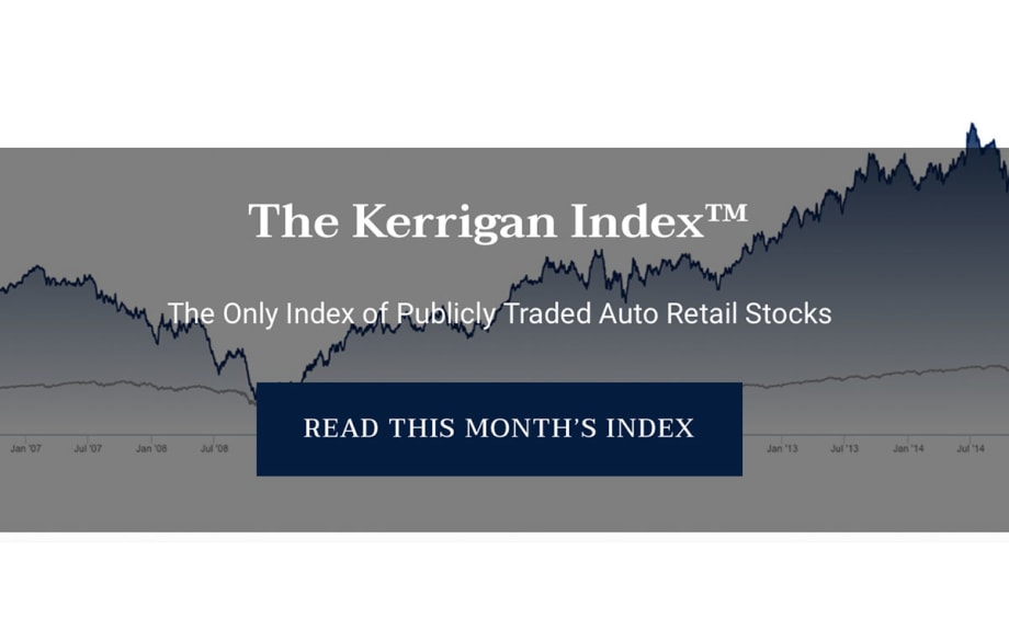 The Kerrigan Index™ Broke Records for Auto Stock Valuations in 2020