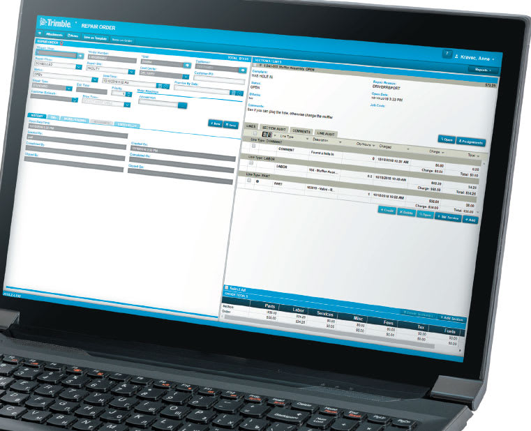 TMT Module Connects Fleets to Service Shops