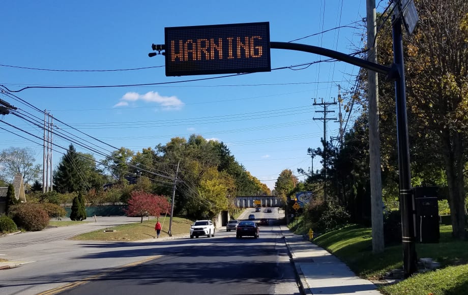 High-Tech Sign Now Warns of Low Bridges