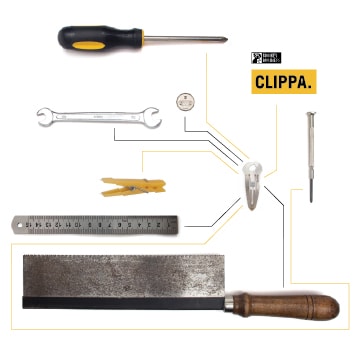 1 Hair Clip...7 USES! This TINY Clip Doubles as a Screwdriver, Wrench, Ruler, & More!
