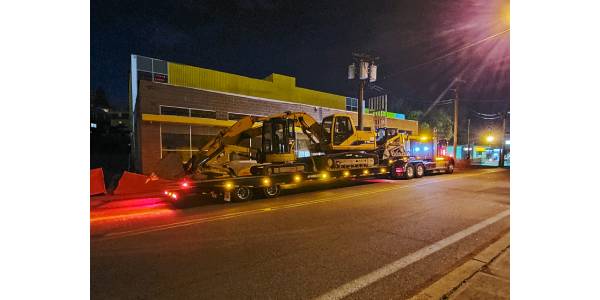 Talbert Manufacturing’s 55-Ton Traveling Axle Trailer