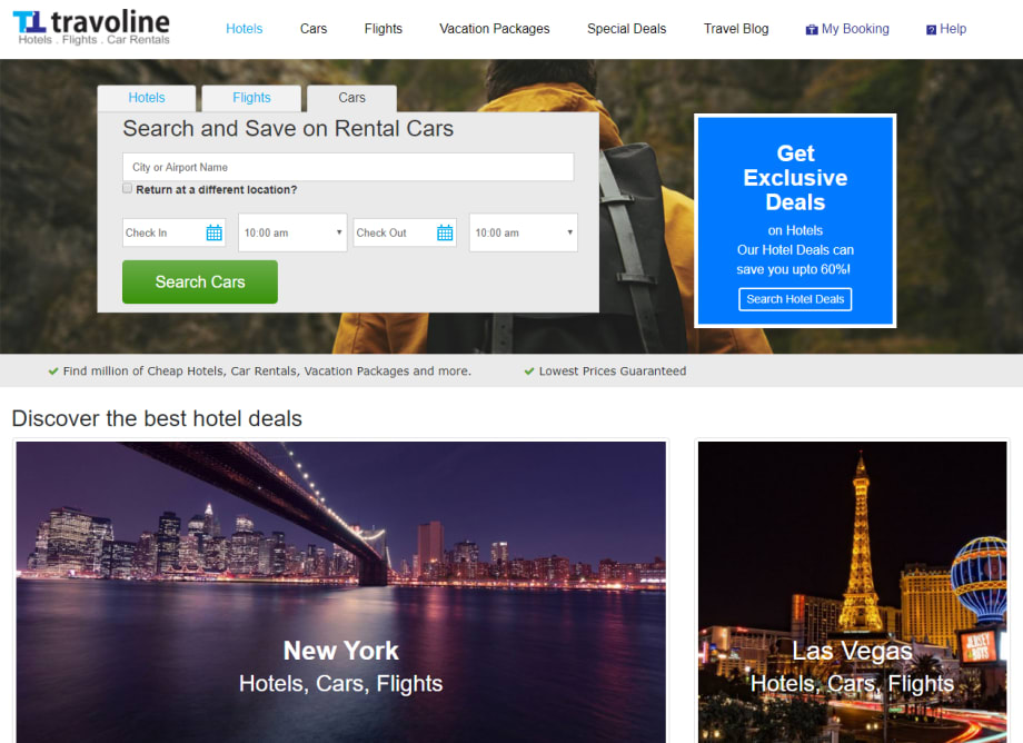 Travoline Expands Online Car Rental Search Engine