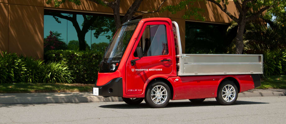 Tropos Triples Industry Range on Electric Utility Vehicles