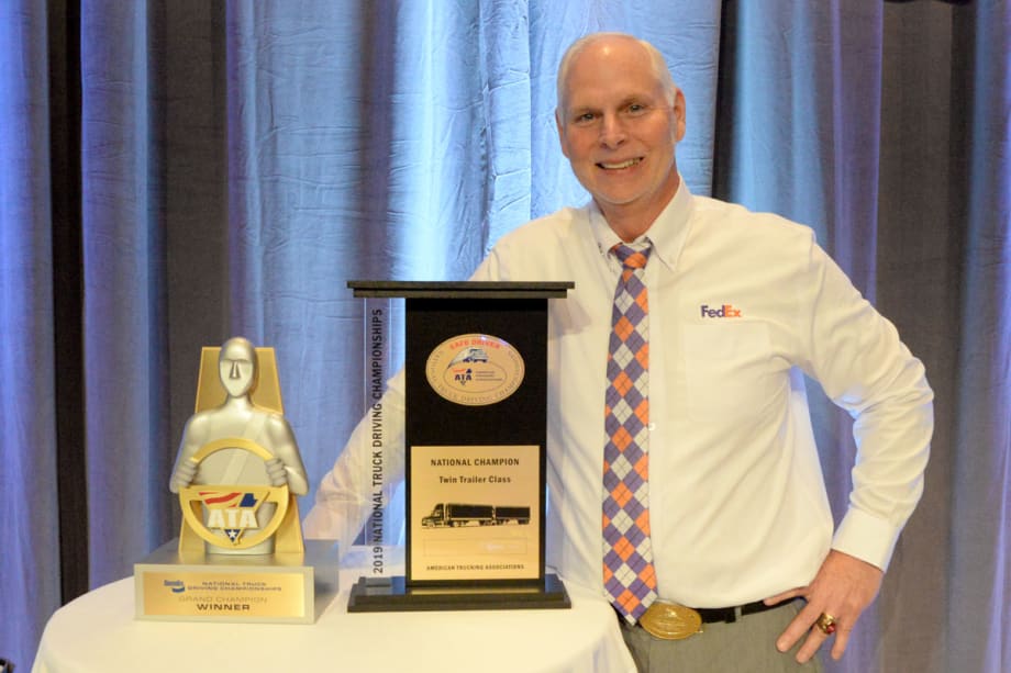 FedEx Freight Driver Takes Top Honors at National Truck Driving Championships