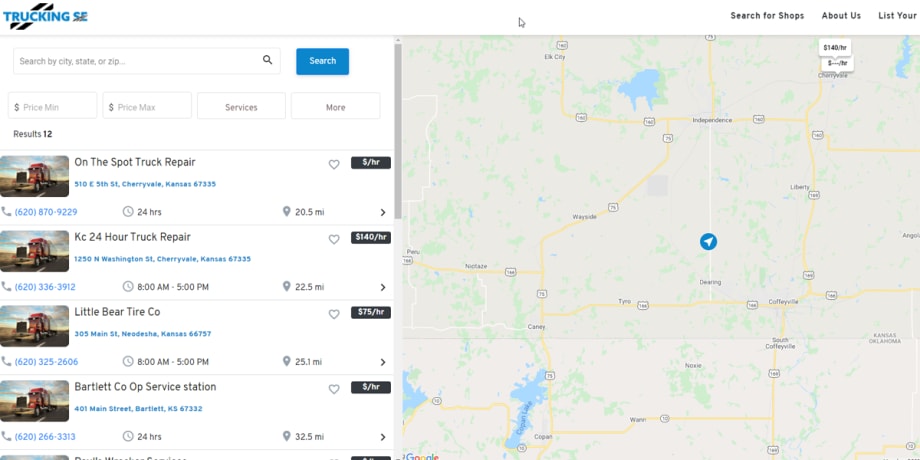 Trucking SE Launches Truck Repair Match Platform