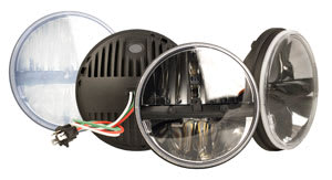 LED Headlamps Now in Round, Rectangular Versions; Kit Converts Markers to Brake Lights