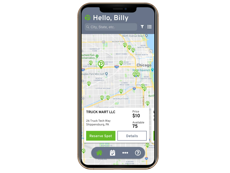 TruckPark App Helps Drivers Reserve Overnight Parking