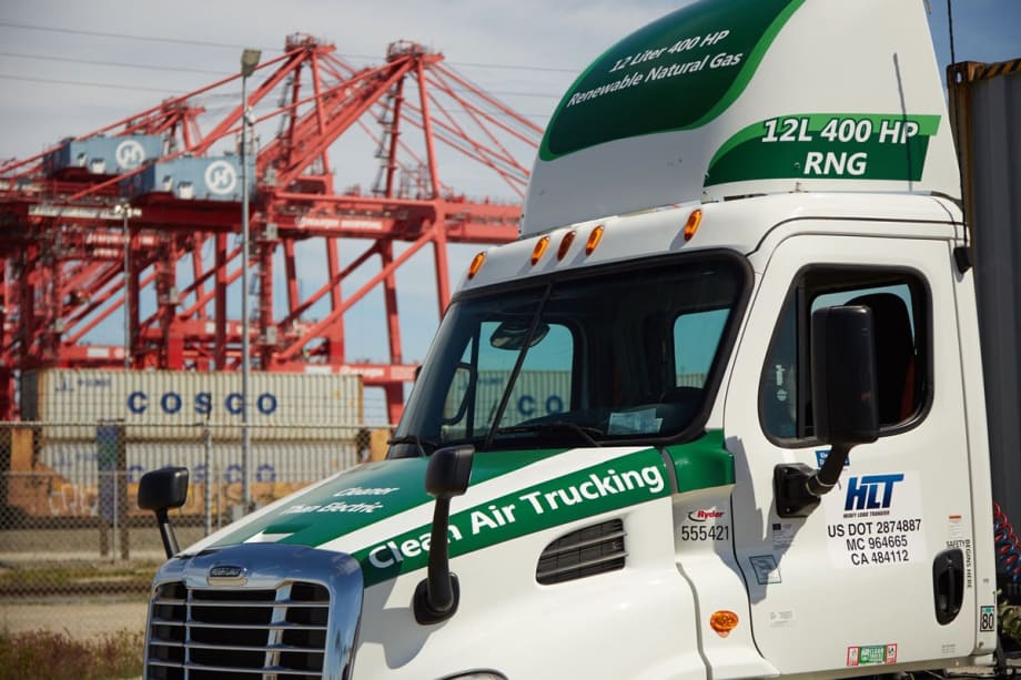 Port of Long Beach Gives Low-NOx Natural Gas Trucks a Break