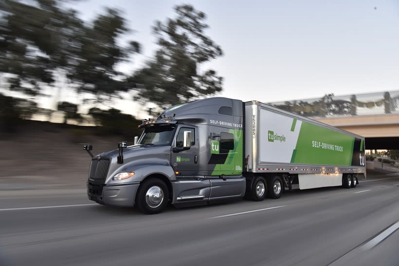 TuSimple Adds More Autonomous Trucking Routes in Arizona