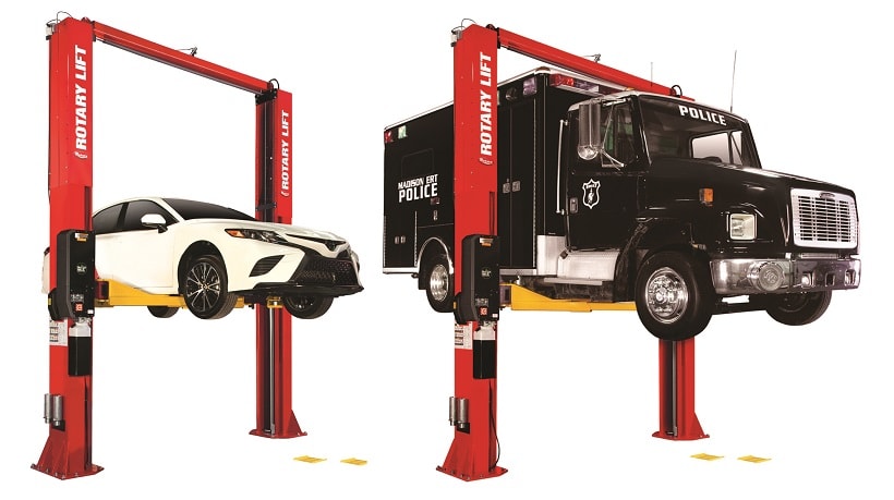 Rotary Lift Heavy-Duty Two-Post Lifts Offer Greater Capacity