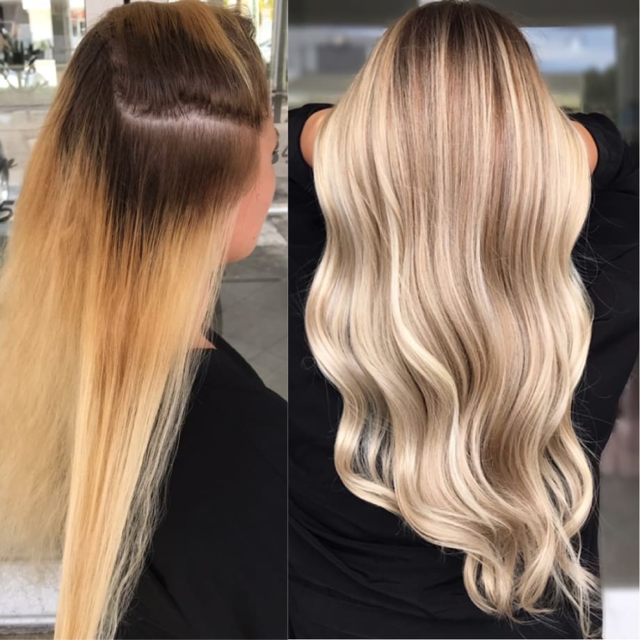 MAKEOVER: Damaged and Banded To Beautiful Blonde