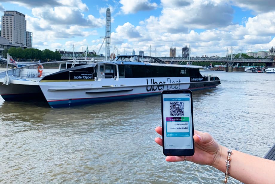 Uber Launches 'Uber Boat by Thames Clippers' in Partnership with Masabi