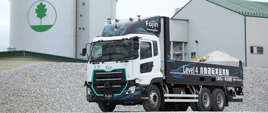 UD Trucks Conducts Japan’s First Autonomous Truck Test on Public Roads