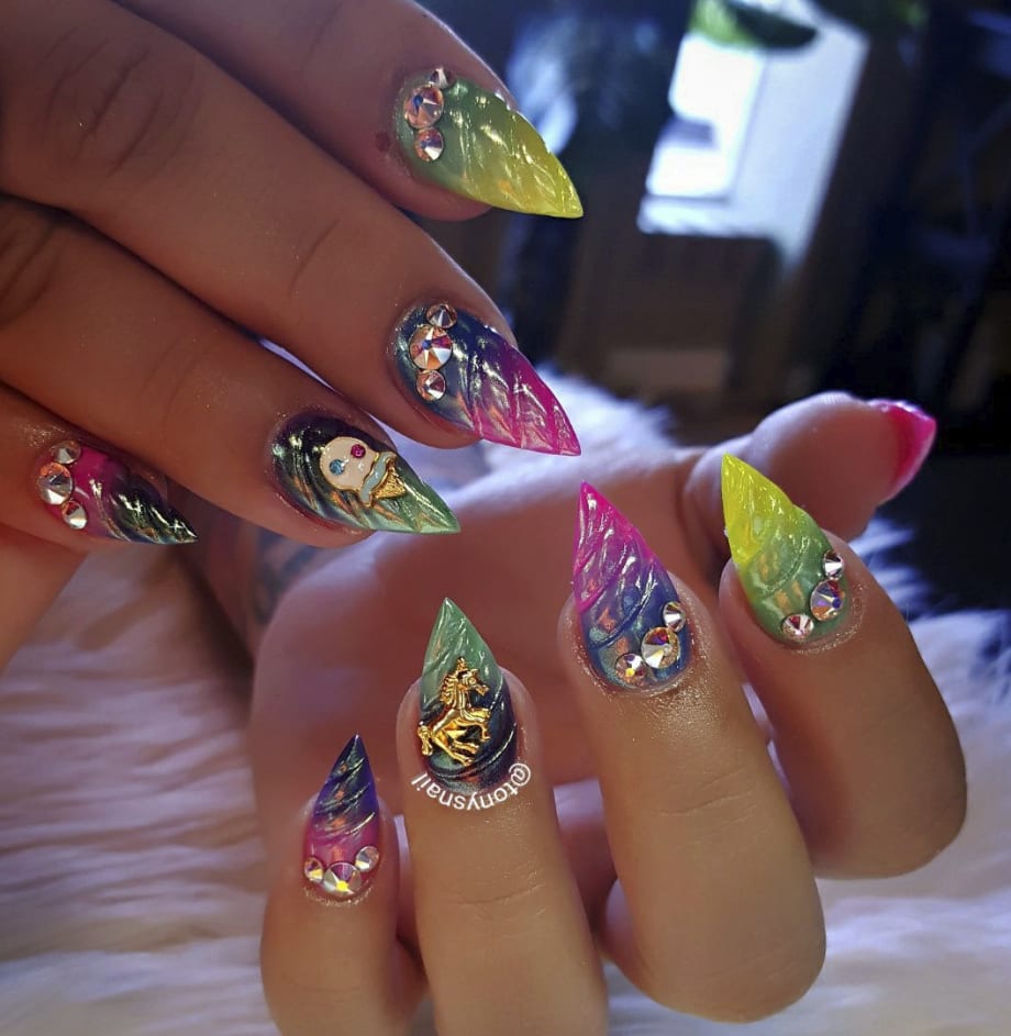 Unicorn Nail Art