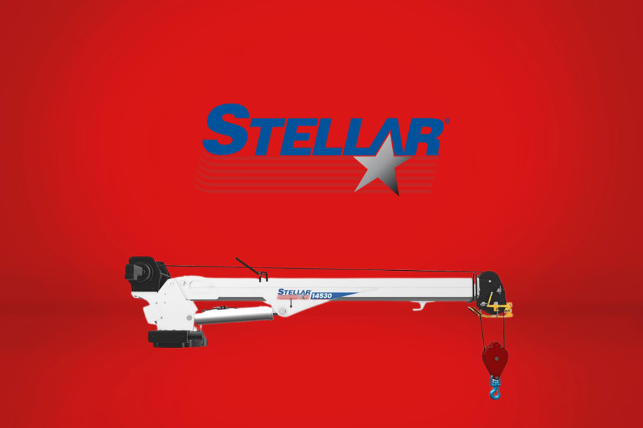Stellar Hydraulic Service Crane Features Reduced Weight