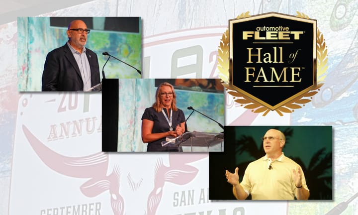 Collage of award winners.
