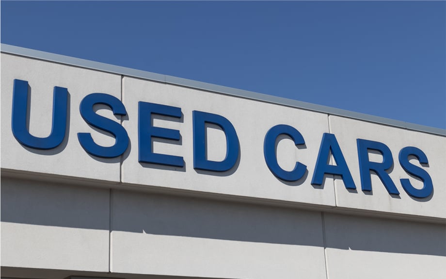 Used Vehicle Values Keep Trending Down